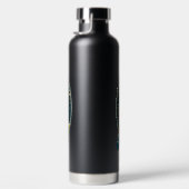 Retro Disk Golf Psychedelic Ai Art Trinkflasche (Rechts)