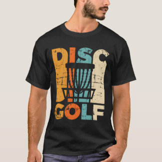 Retro Disk Golf Vintag Disc Golfer Gift Disc Golf T-Shirt