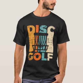 Retro Disk Golf Vintag Disc Golfer Gift Disc Golf T-Shirt