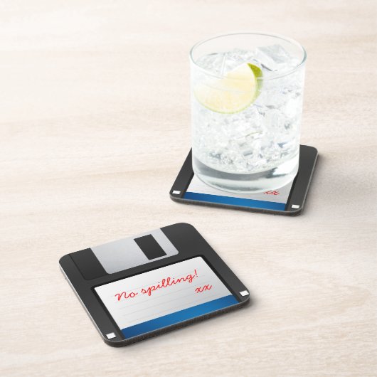 Retro Diskette-Untersetzer Getränkeuntersetzer (Rechte Seite)