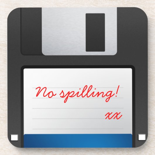 Retro Diskette-Untersetzer Getränkeuntersetzer (Vorderseite)