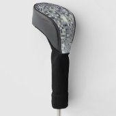 Retro-Diskokugel-Mosaik Golf Headcover (angewinkelt)
