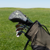 Retro-Diskokugel-Mosaik Golf Headcover (In SItu)