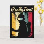 Retro-Distressed-Art-Virtual-Reality-Grafik für ei Karte (Gelbe Blume)