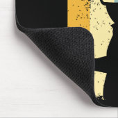 Retro-Distressed-Art Virtual Reality-Grafik für ei Mousepad (Ecke)