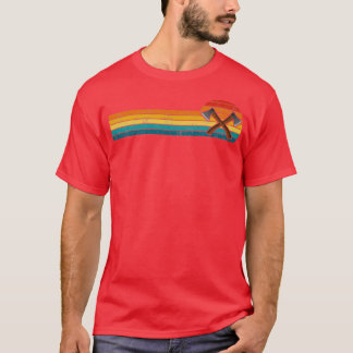 Retro Distressed Ax Throwing T-Shirt