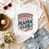 Retro-Distressed-Baseball-Mama-Dugout T-Shirt