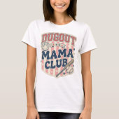 Retro-Distressed-Baseball-Mama-Dugout T-Shirt (Vorderseite)