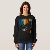 Retro Distressed Braap Motor Cross Speed Junkie Sweatshirt (Vorne ganz)