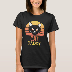 Retro-Distressed Cat Daddy im Vintage-Stil der Ach T-Shirt