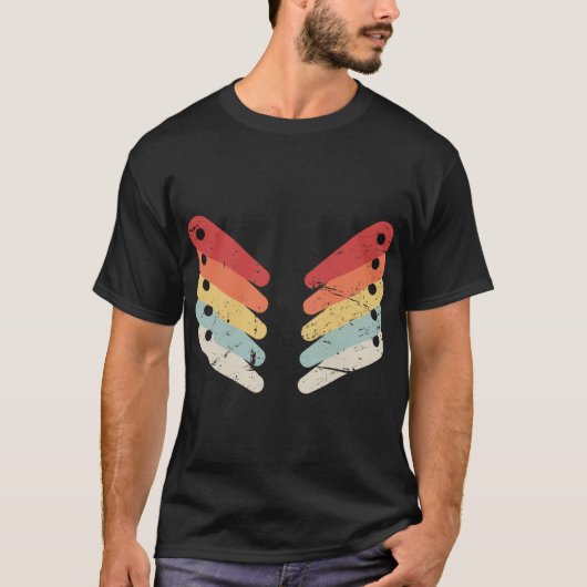 Retro-Distressed-Flipper-Mädchen-Geschenk T-Shirt (Vorderseite)