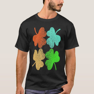 Retro Distressed St Patrick's Day Irish C Lucky Le T-Shirt
