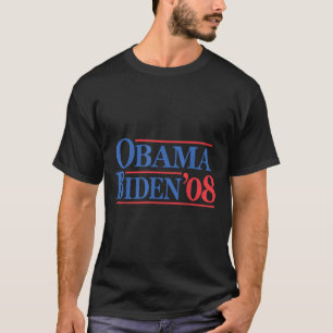 Retro Distressed Vintag Obama Biden 08 Kampagne T-Shirt