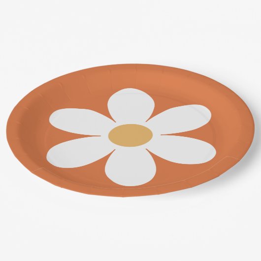 Retro-Disy Pappteller (Schrägansicht)