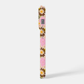 Retro-ditsy-Blumenblütenmuster iPhone Hülle (Linke Seite)