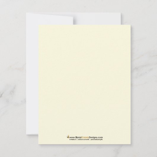 Retro Diva Custom Flat Mitteilungskarten (Marine) (Rückseite)