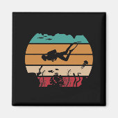 Retro Diver Magnet (Vorne)