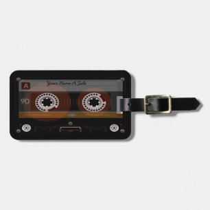 Retro DJ-Musik-Kassette MixTape Lauggage Umbau Gepäckanhänger