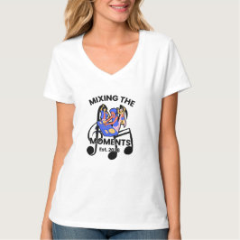 Retro-DJ-Musik-Mix-T-Shirt T-Shirt