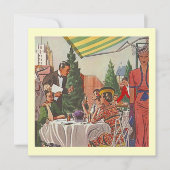 Retro Do Lunch Lady Friends Einladung (Vorderseite)