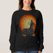 Retro Doberman Sweatshirt (Vorderseite)