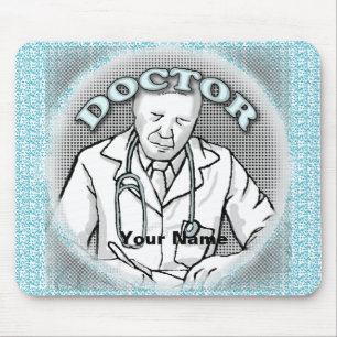 Retro Doctor Mouse Pad Mousepad