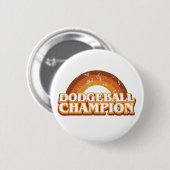 Retro Dodgeball Champion Button (Vorne & Hinten)