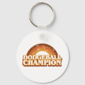 Retro Dodgeball Champion Keychain Schlüsselanhänger (Vorderseite)