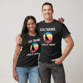 Retro Dog befehligt Gehorsam Training Funny Dog Tr T-Shirt (Unisex)