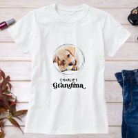 Retro Dog GRANDMA Personalisiertes Puppy-Pet-Foto