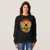 Retro Dog Lover Golden Retriever Shirt (Vorne ganz)