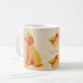 Retro Dog Mug – Cozy Pet Lover Coffee Cup – Custom Kaffeetasse (Vorderseite Links)
