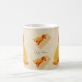 Retro Dog Mug – Cozy Pet Lover Coffee Cup – Custom Kaffeetasse (Mittel)