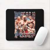 Retro Donald Pump Gym Collage Foto Meme Funny Mousepad (Mit Mouse)