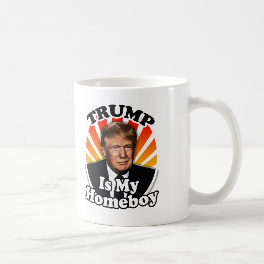 Retro Donald Trump ist mein Heimatbote für Präside Kaffeetasse (Rechts)