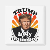 Retro Donald Trump ist mein Heimatbote für Präside Magnet (Vorne)