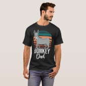 Retro Donkey Dad Donkey  Animal Farm T-Shirt (Vorne ganz)