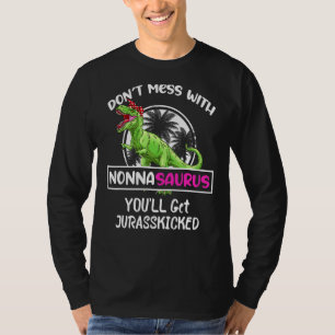 Retro Don't chess with Nonnasaurus Sie werden Jura T-Shirt