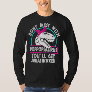 Retro Don't chess with Poppopsaurus Du wirst Jura T-Shirt