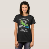 Retro Don't Mess mit Bonus Dadsaurus Sie werden er T-Shirt (Vorne ganz)