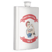 Retro Don't Mess mit MAMA Flachmann (Rechts)