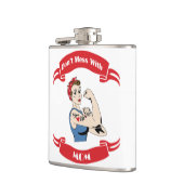 Retro Don't Mess mit MAMA Flachmann (Links)