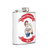 Retro Don't Mess mit MAMA Flachmann (Rechts)