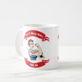 Retro Don't Mess mit MAMA Kaffeetasse (Vorderseite Links)