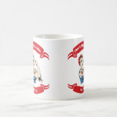 Retro Don't Mess mit MAMA Kaffeetasse (Mittel)