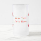 Retro Don't Mess mit MAMA Mattglas Bierglas (Mittel)