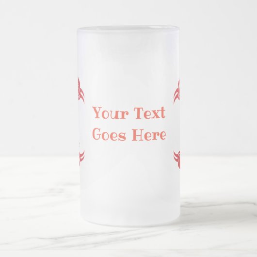 Retro Don't Mess mit MAMA Mattglas Bierglas (Mittel)