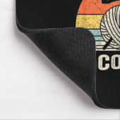 Retro Don't Talk To Me I'm Counting Crochet Croche Mousepad (Ecke)