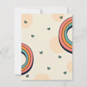 Retro Donunt vergessen Sie nicht, wie Phantastisch Mitteilungskarte (Rückseite)