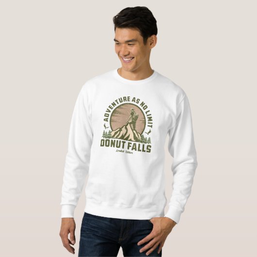 Retro Donut Falls Hip Sunset Sweatshirt (Vorne ganz)